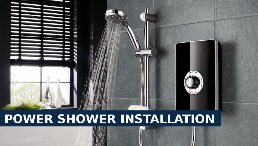Power shower installation Richmond